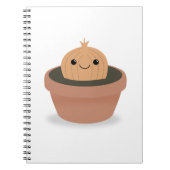 Carnet Caractère oignon (Devant)