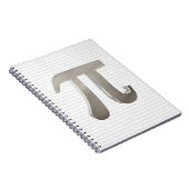 Carnet Caractère pi métallique mignon (Côté Droit)