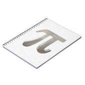 Carnet Caractère pi métallique mignon (Côté gauche)