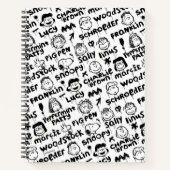 Carnet Caractères arachide Motif Graffiti (Devant)