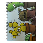 Carnet Caractères Cactus (Devant)