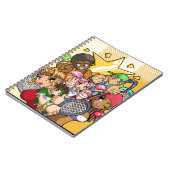 Carnet Caractères de tennis d'Anime (Côté gauche)