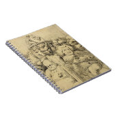 Carnet Caractères littéraires assemblés autour du (Côté Droit)