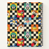 Carnet Caractères LOONEY TUNES™ sur Checker noir et blanc (Dos)