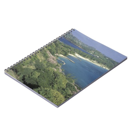 Carnet Caraïbes, Antilles, Sainte-Lucie. Vue de (Côté gauche)