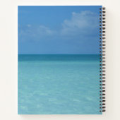Carnet Caraïbes Horizon Tropical Turquoise Bleu (Dos)