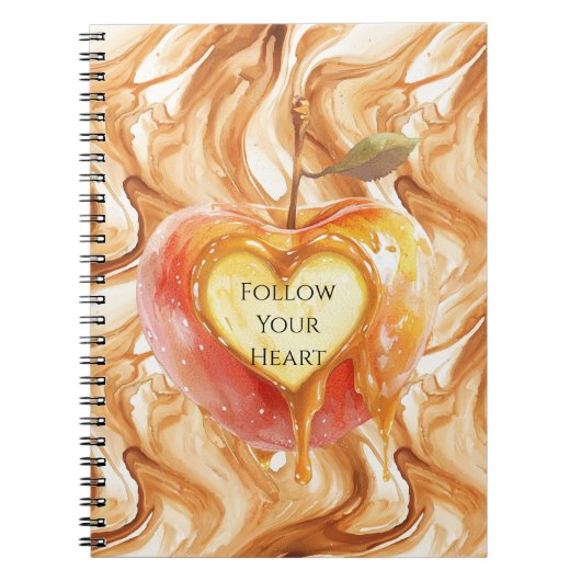 Carnet Caramel Cream Heart Apple (Devant)