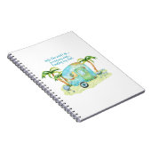 Carnet Caravane bleue de campeur d'aquarelle - conclusion (Côté Droit)