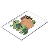 Carnet Caravane de tortue Capybara, Funny Capybara (Côté gauche)