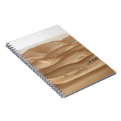 Carnet Caravane en chameau, coucher du soleil du Sahara,  (Côté Droit)