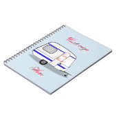 Carnet Caravane profilée de gitan de remorque de larme (Côté gauche)