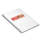 Carnet Cardiac Nurse Typography Design (Côté Droit)