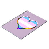 Carnet cardiaque Trans Pride (Côté gauche)