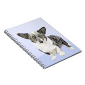 Carnet Cardigan Welsh Corgi Peinture - Art Chien original (Côté Droit)