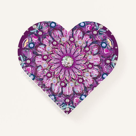 Carnet Cardinal Red Rosace (Devant)