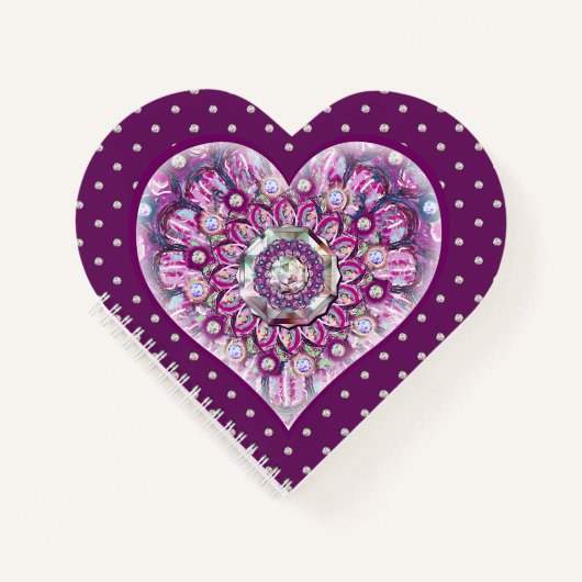 Carnet Cardinal Red Rosace (Devant)