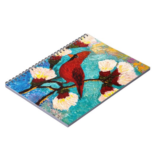 Carnet cardinal rouge (Côté gauche)