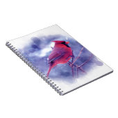 Carnet Cardinal rouge au Blizzard (Côté Droit)