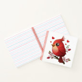 Carnet Cardinal rouge Lovey-Dovey (Intérieur)