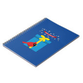 Carnet Cardinal Rouge Mignon Avec Cadeau Bleu (Côté gauche)