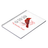 Carnet Cardinal rouge Mon ange gardien (Côté gauche)