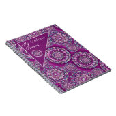 Carnet Cardinal rouge Rosace (Côté Droit)