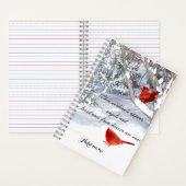 Carnet Cardinaux paradis  (À l'intérieur)