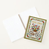 Carnet Carefree Journeys Embroidered Vintage Bicycle (Intérieur)