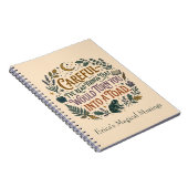 Carnet Careful I've Read Things Funny Book Witch Quote  (Côté Droit)