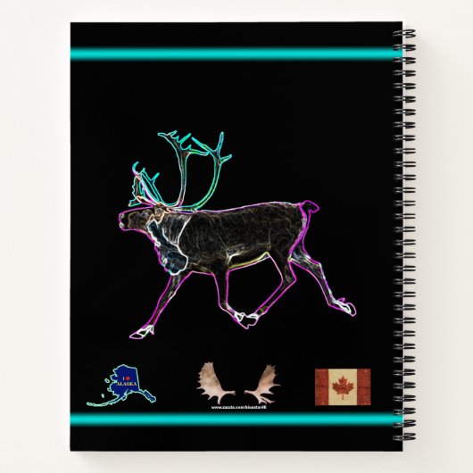 Carnet Caribou électrique (Dos)