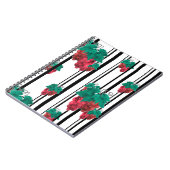 Carnet Caricature abstraite sans couture ligne rayée de p (Côté gauche)