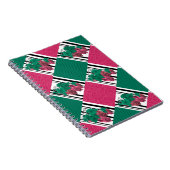 Carnet Caricature abstraite sans couture ligne rayée de p (Côté Droit)