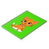 Carnet Caricature adorable de chat (Côté gauche)