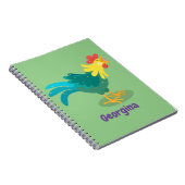 Carnet Caricature amusante du coq à rames (Côté Droit)