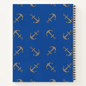 Carnet Caricature Ancre de bateau (Dos)