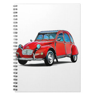 Carnet Caricature Citroen 2CV