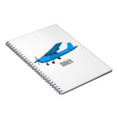 Carnet Caricature d'avion à voilure fixe (Côté Droit)