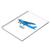 Carnet Caricature d'avion à voilure fixe (Côté gauche)