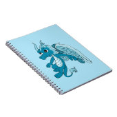 Carnet Caricature de dragon bleu (Côté Droit)