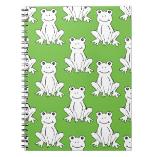 Carnet Caricature de la grenouille Motif de grenouille à