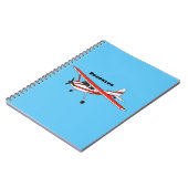 Carnet Caricature de l'avion à train de vélo (Côté gauche)