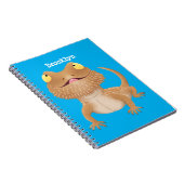 Carnet Caricature de lézard de dragon à barbe (Côté Droit)