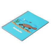 Carnet Caricature de natation de Cute platypus (Côté gauche)