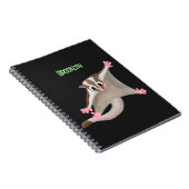 Carnet Caricature de planeur de sucre joyeux (Côté Droit)