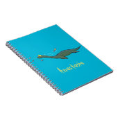 Carnet Caricature de plesiosaure, monstre marin mignon et (Côté Droit)