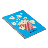 Carnet Caricature de pop-corn drôles (Côté Droit)