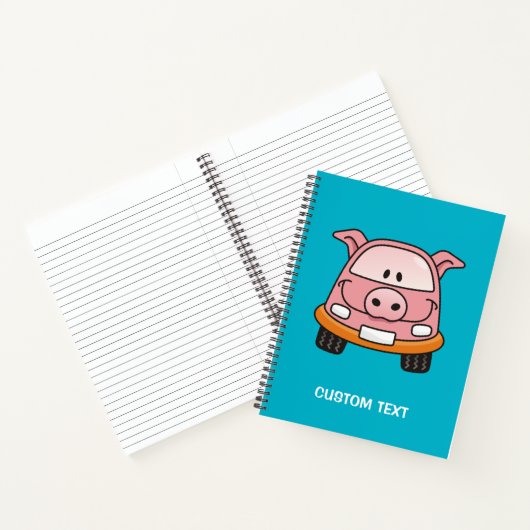 Carnet Caricature de porc (Intérieur)