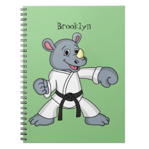 Carnet Caricature de rhino kung fu