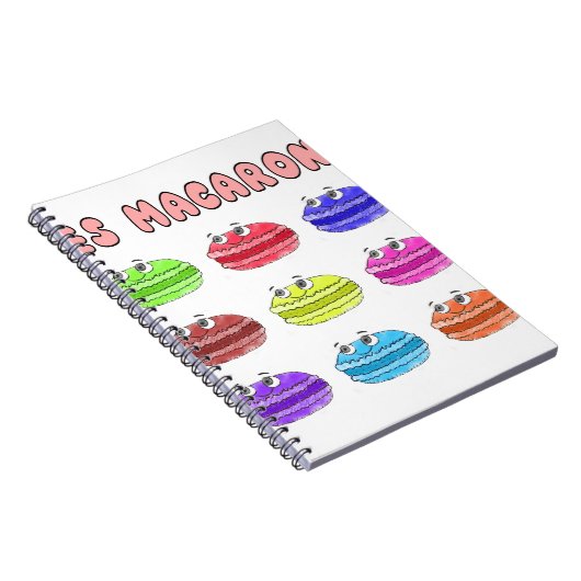 Carnet Caricature des Macarons (Côté Droit)