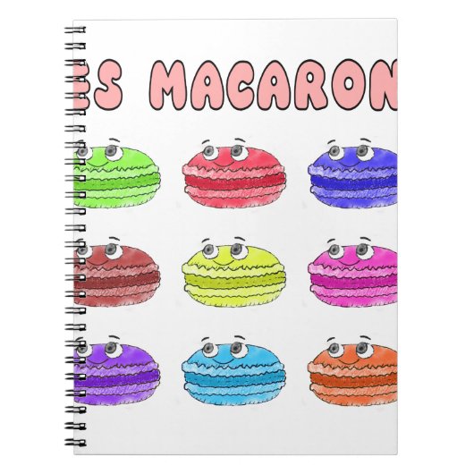 Carnet Caricature des Macarons (Devant)